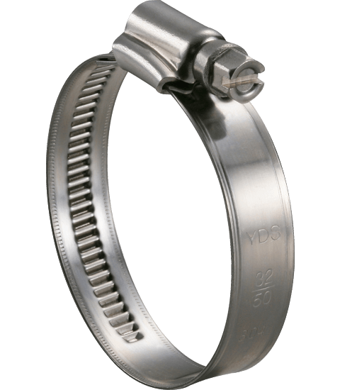 Embossed Worm Gear Hose Clamp from YDS